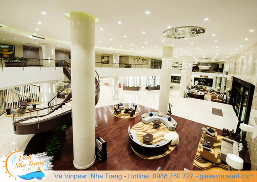 vinpearl nha trang bay resort & villas sảnh khách sạn