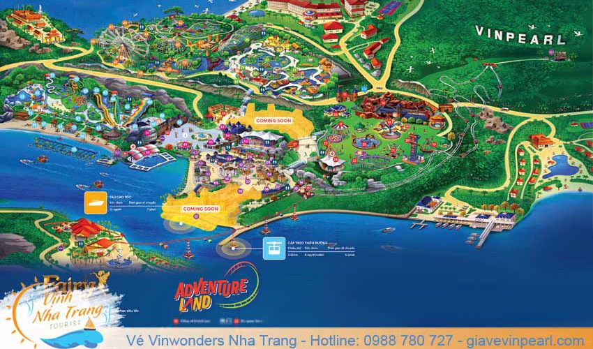 Vinpearl Nha Trang sẽ mang đến cho bạn những địa điểm vui chơi tuyệt vời trong năm